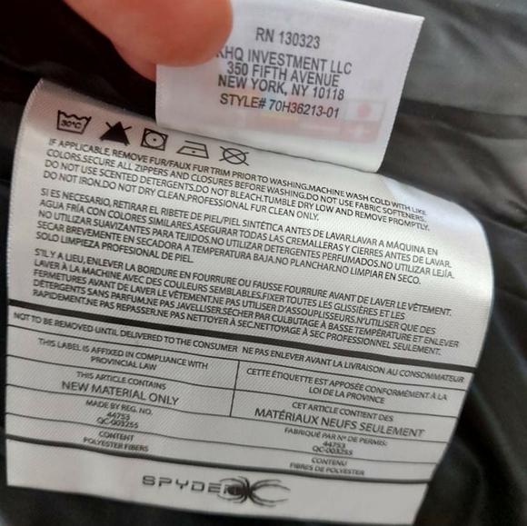 Spyder puffer jacket kids S / 7 unisex - Picture 8 of 8